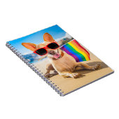 Carnet Chihuahua Dog à la plage (Côté Droit)