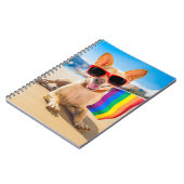 Carnet Chihuahua Dog à la plage (Côté gauche)