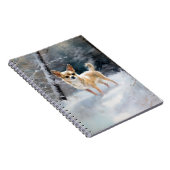 Carnet Chihuahua Laisser neiger Noël (Côté Droit)