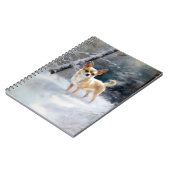 Carnet Chihuahua Laisser neiger Noël (Côté gauche)