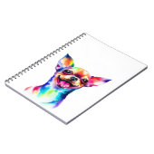 Carnet Chihuahua Lover | Chihuahua Chig art coloré (Côté gauche)