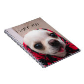 Carnet Chihuahua mignon Je vous jure que vous aimez Valen (Côté Droit)