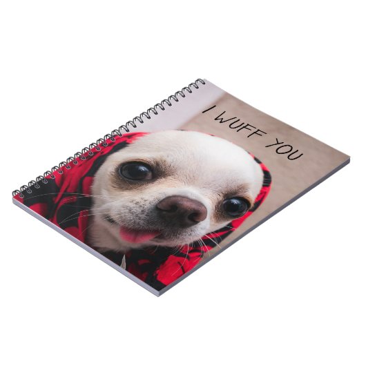 Carnet Chihuahua mignon Je vous jure que vous aimez Valen (Côté gauche)