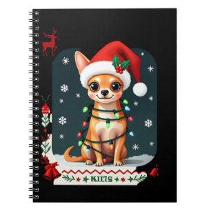 Carnet Chihuahua Noël Santa Sweatshirt Horrible Chien Ama
