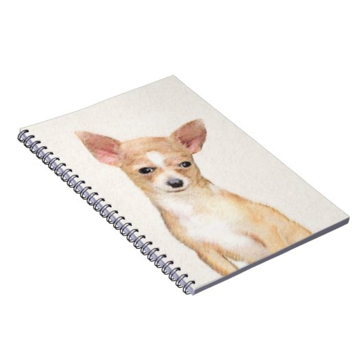 Carnet Chihuahua Peinture - Cute Original Chien Art (Côté Droit)