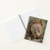 Carnet Chill Lion Personnaliser le nom (Intérieur)