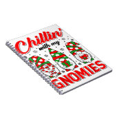 Carnet Chillin Avec Mes Gnomes Noël Santa Hat Gnome (Côté Droit)