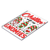 Carnet Chillin Avec Mes Gnomes Noël Santa Hat Gnome (Côté gauche)
