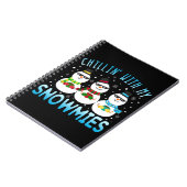 Carnet Chillin drôle avec mes neiges Noël (Côté gauche)