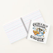 Carnet Chillin' in the Sky - Fun Cloud Design Spiral (Intérieur)