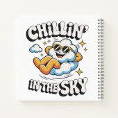 Carnet Chillin' in the Sky - Fun Cloud Design Spiral (Dos)