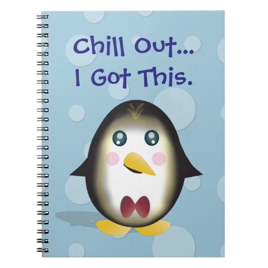 Carnet Chillin' Penguin (Devant)