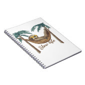 Carnet Chillin' Sloth dans un hamac T-shirt surdimensionn (Côté Droit)
