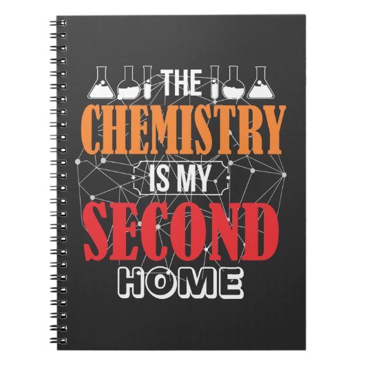 Carnet Chimie amusante Accueil Science Enseignant Chimist (Devant)