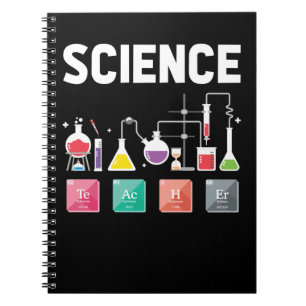 Carnet Chimie Éléments Laboratoire Sciences Enseignant