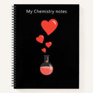 Carnet Chimie mignonne Notes Lote Potion Scientist