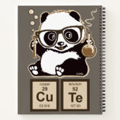Carnet Chimie panda découvert mignon (Dos)