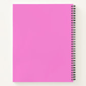 Carnet Chimie | Papier graphique personnalisé Pink School (Dos)