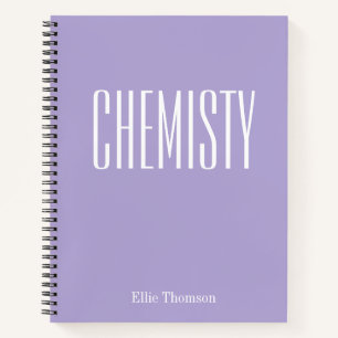 Carnet Chimie Papier millimétré scolaire personnalisé V