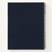 Carnet Chimie Tableau périodique Eléments Pun (Dos)