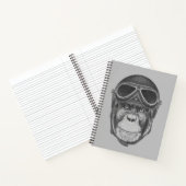 Carnet Chimpanzé du casque vintage (Intérieur)