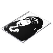 Carnet Chimpanzé pensif de l'art pop (Côté gauche)