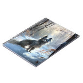 Carnet Chinois Crested Laisser Il Neige Noël (Côté gauche)