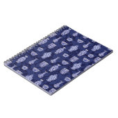 Carnet Chinoiserie Bleue et Blanche/ Poterie de Delware (Côté gauche)