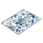 Carnet Chinoiserie Chic, Hydrangeas et Bluebirds (Côté gauche)