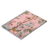 Carnet Chinoiserie rose (Côté gauche)