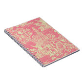 Carnet Chinoiserie rose (Côté Droit)