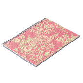 Carnet Chinoiserie rose (Côté gauche)