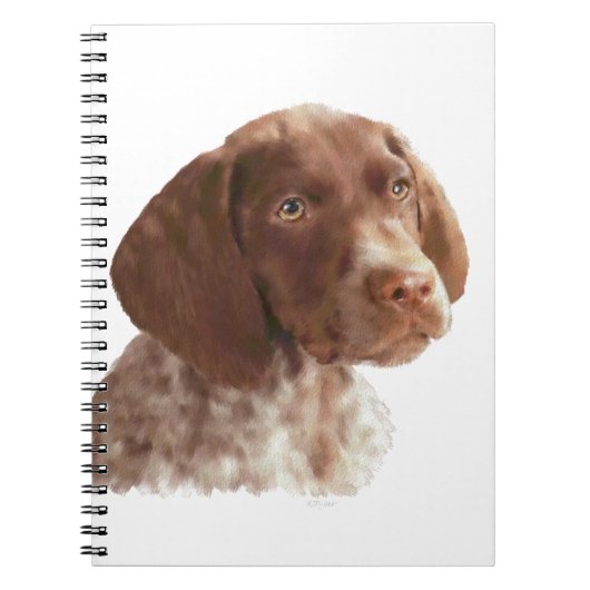 Carnet Chiot à aire courte allemand (Devant)