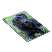 Carnet Chiot Amoureux des chiens du Labrador noir (Côté Droit)