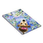 Carnet Chiot avec ruban rose - Mignon (Côté Droit)