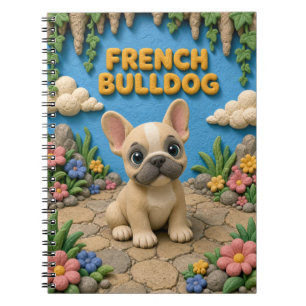 Carnet Chiot Bouledogue Français Mignon, Bébé Chien