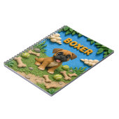 Carnet Chiot Boxer Mignon, Bébé Chien (Côté gauche)