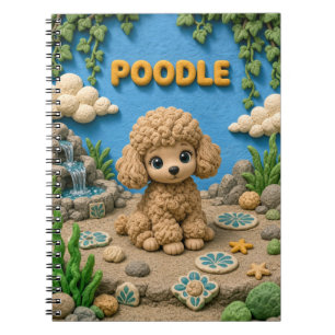 Carnet Chiot Caniche Mignon, Bébé Chien