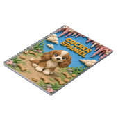 Carnet Chiot Cocker Spaniel Mignon, Bébé Chien (Côté gauche)