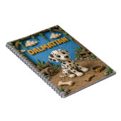 Carnet Chiot Dalmatien Mignon, Bébé Chien (Côté Droit)