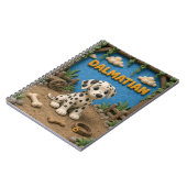 Carnet Chiot Dalmatien Mignon, Bébé Chien (Côté gauche)