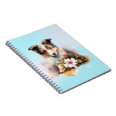 Carnet Chiot de berger des Shetland animal de compagnie A (Côté Droit)