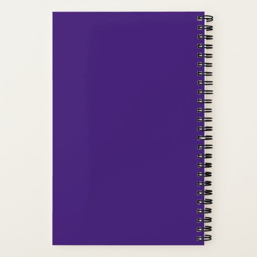 Carnet Chiot d'or - Violet - (Verso)