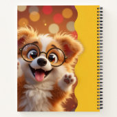 Carnet Chiot en Lunettes (Dos)