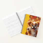 Carnet Chiot en Lunettes (Intérieur)