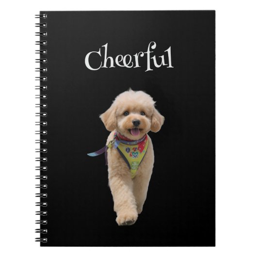 Carnet Chiot en peluche ivoire (Devant)