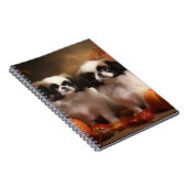 Carnet Chiot japonais Chiot Automne Citrouille délice (Côté Droit)