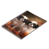 Carnet Chiot japonais Chiot Automne Citrouille délice (Côté gauche)