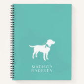 Carnet Chiot Labrador noir (Devant)