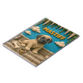 Carnet Chiot Mastiff Mignon, Bébé Chien (Côté gauche)